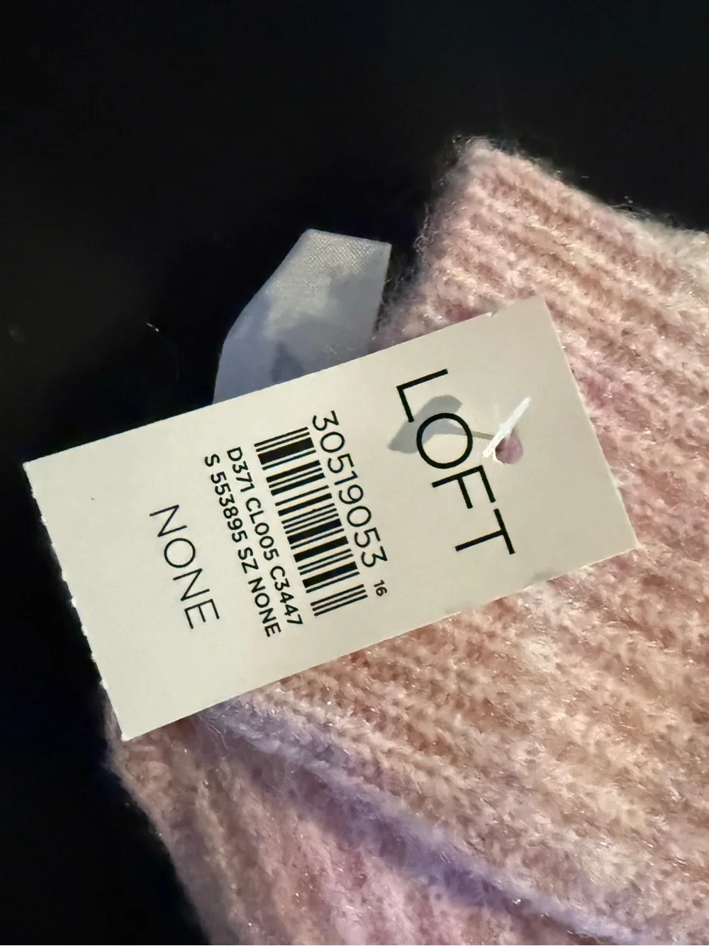 LOFT fingerless gloves  NWT